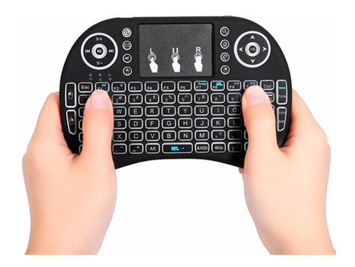 Control Teclado Inalambrico Smart Tv Box Laptop Qwerty 