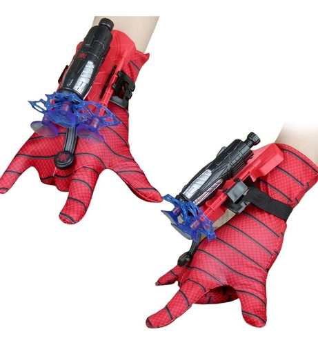 Lanzador Pistola Bala Suave Guantes Para Niños Jet Spiderman