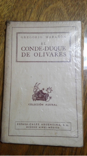 Conde-duque De Olivares De Gregorio Marañon