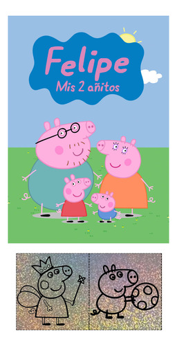 30u Libritos P/colorear Souvenirs Peppa Pig C/stickers 7x10