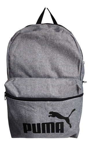 Mochila Puma Phase Backpack Unisex Gris/negro (09117601) Gris Liso