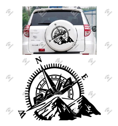 Stickers Toyota Rav4 3 Diseños A Elejir ¡¡¡