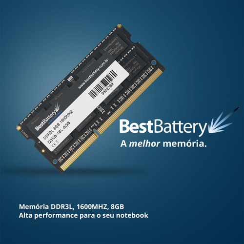 Memoria P/ Notebook 4gb Ddr3l Pc3l-12800s - Golden