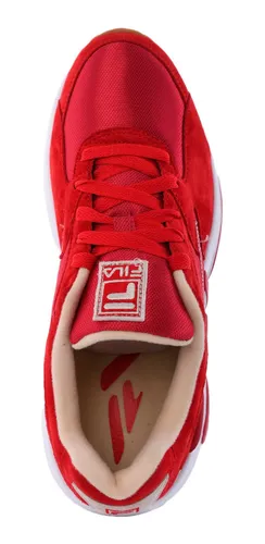 Tenis fila top hombre rojos