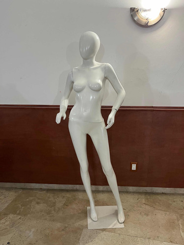 Maniquí Mujer Completo Brazos Cintura Flexible Excelente Edo