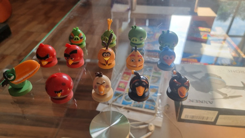 Colección De Figuras A Color Angry Birds Vuala (14 Pz)  