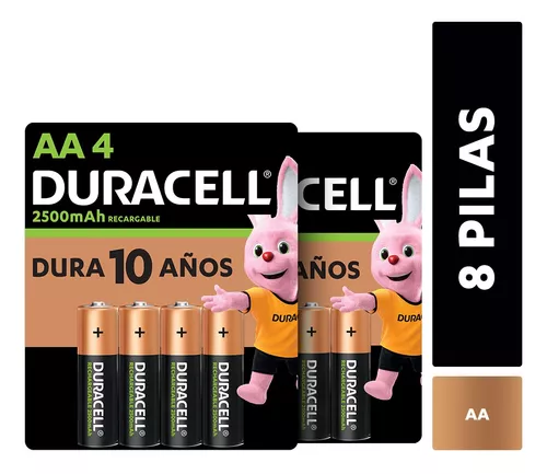 Pack 8 Pilas Recargables Duracell Aa / Superstore