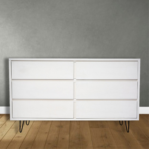Cajonera 6 Cajones Java Blanco Këssa Muebles
