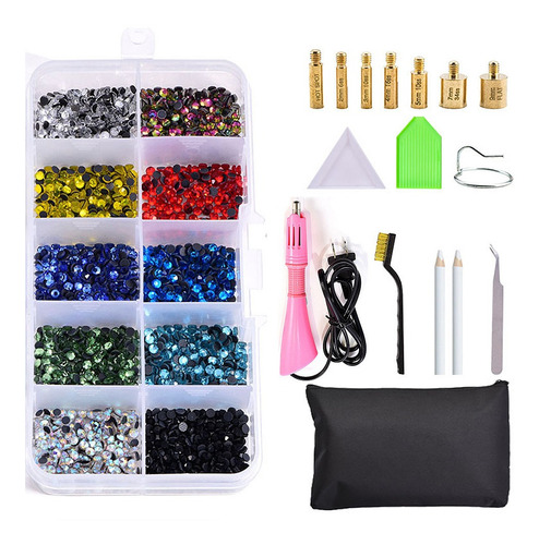 Kit De Herramienta Aplicadora De Diamantes De Imitaci¿n Diy.