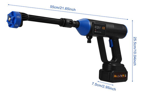 Aspersor De 10 M Con Lavadora Portátil,  Lavadora A Motor 6 E