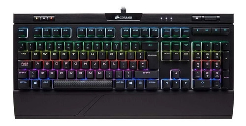 [ ] Teclado Mecánico Corsair Strafe Mk2-blk-mx Red