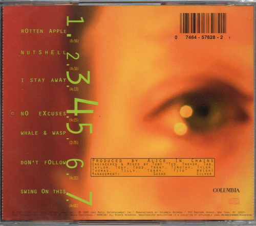Alice In Chains Jar Of Flies - Nirvana Soundgarden Pearl Jam