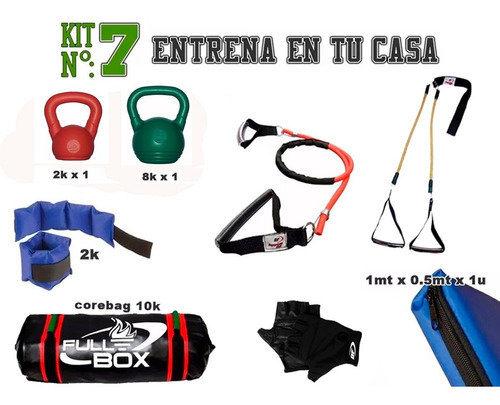 Kit Nº7 Entrena En Tu Casa Marca Deportes Full Incluye.....