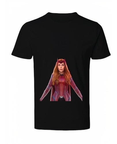 Polera Wanda Bruja Escarlata Marvel Avengers  Estampada   