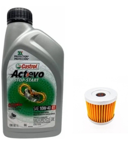 Kit De Mantencion Moto Zontes G1 155 / 1l + Filtro Japones