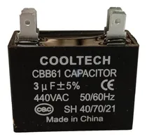 Comprar Capacitor Cuadrado 3uf Aires Acondicionados \u002F Ventiladores