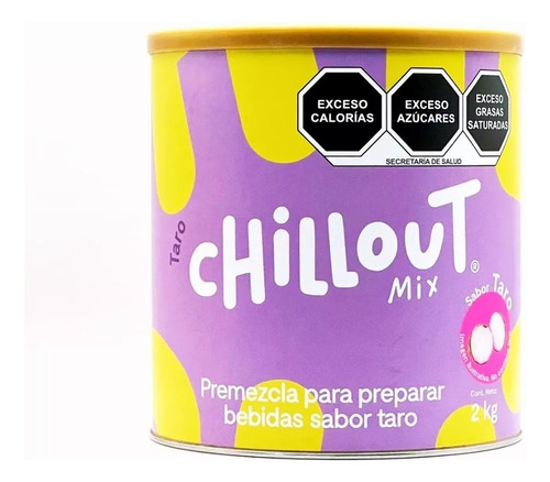 Chill Out Mix Base En Polvo Sabor Taro Bote De 2 Kg