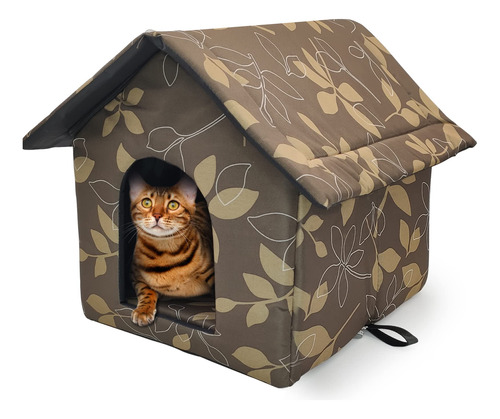 Bnosdm Casa Para Gatos Al Aire Libre Para Invierno, Impermea