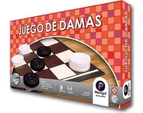 Juego De Damas  Plastigal 201