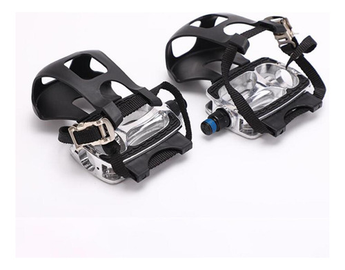 Pedales De Bicicleta De Ejercicio Con Clip Para Los Dedos Y