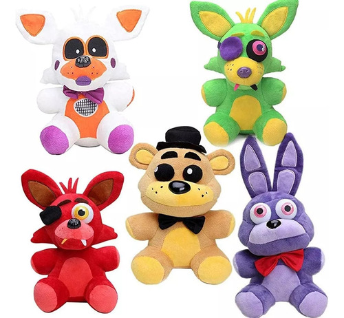Peluche Fans Of The Five Nights Game, 5 Unidades
