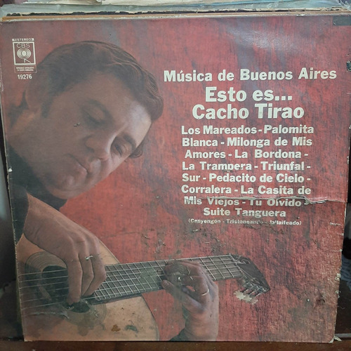 Portada Cacho Tirao Esto Es Musica De Buenos Aires P2