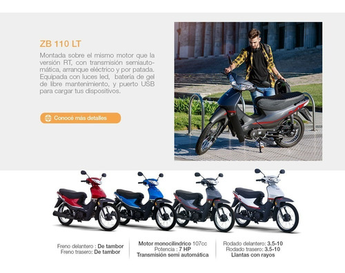 Imagen 11 de 15 de Zanella Zb 110 0 Km Base Solo Con D N I Retira Ya!