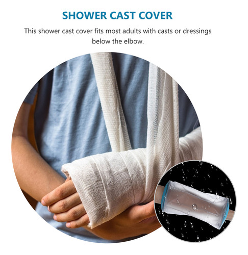 Protector De Yeso Reutilizable Para Ducha, Impermeable, Con