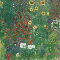 Comprar Cuadro Girasoles En El Jardín Y Otras De Klimt 60x60\u002F50x70