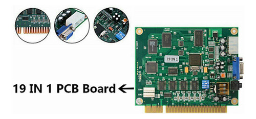 2 Salidas Vga De Tablero De Juego Clásico Arcade Pcb Multica