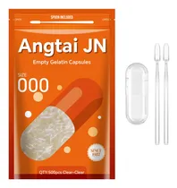 Comprar Cápsulas De Gelatina Vacías Angtai Jn Tamaño 000 (500 Unidad