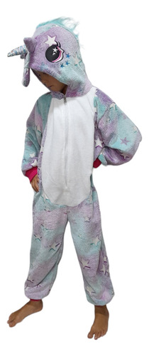 Pijama Luminoso Unicornio Polar Soft (talle 4 A 8) P