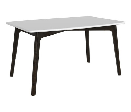 Mesa De Jantar 6 Lugares Em Madeira Maciça E Mdf 160 Cm Moby