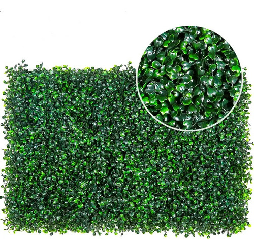 Muro Verde Medida 60x40cm. 100 Piezas Follaje Artificial 
