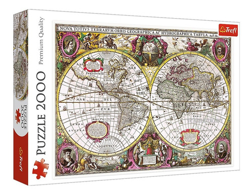 Puzzle Rompecabezas 2000 Piezas Mapa Mundo Mapamundi