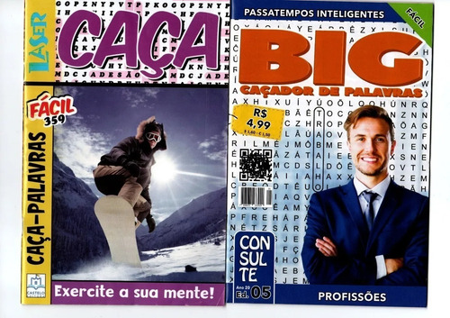 Kit 40 Revistas Caça Palavras (sem Repetições)