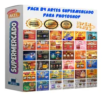 Comprar Pack 84 Artes Para Supermercados Editáveis Psd + Png