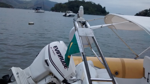 Bote Inflável Completo Com Envirude 60 Hp (zefir -flex Boat)