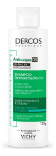 Shampoo Anticaspa Ds Vichy Dercos Oily Normais Oleosos 125g