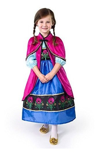 Disfraz Princesa Alpina Con Capa (l/xl 5-9años) - Lav