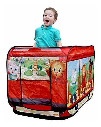 M & M Ventas Enterprises Daniel Tiger's Trolley Pop-up Tent.