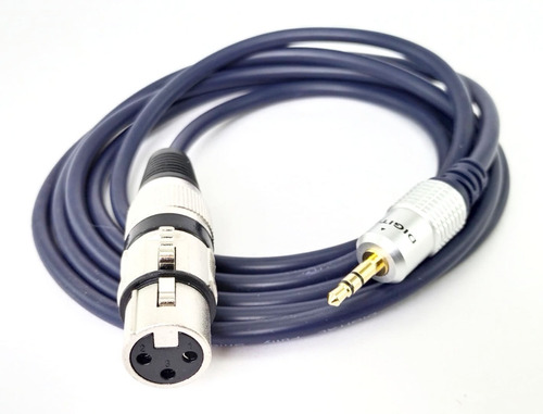 Cable Plug Trs 3,5mm A Canon Xlr Hembra 1.8mts