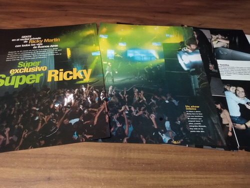 (a280) Ricky Martin * Clippings Revista 5 Pgs * 2001