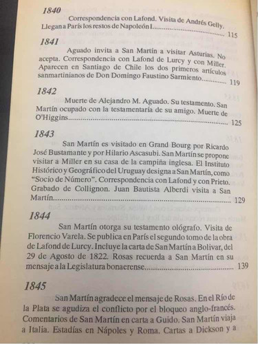 San Martín 1824-1850 Círculo Militar (Usado)