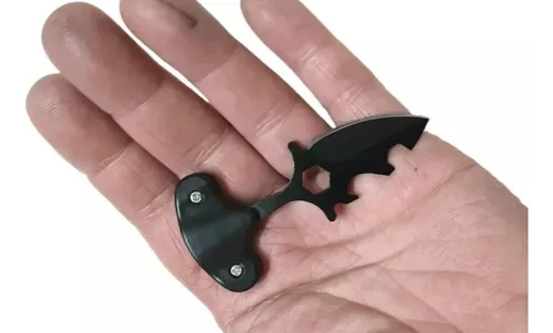 Cuchillo Mini Daga Push Dagger Pua Punta Flecha Collar