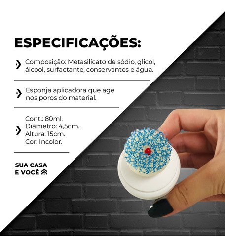 Limpa Tênis Couro Liso Sintético Sapato Limpeza Sem Enxágue