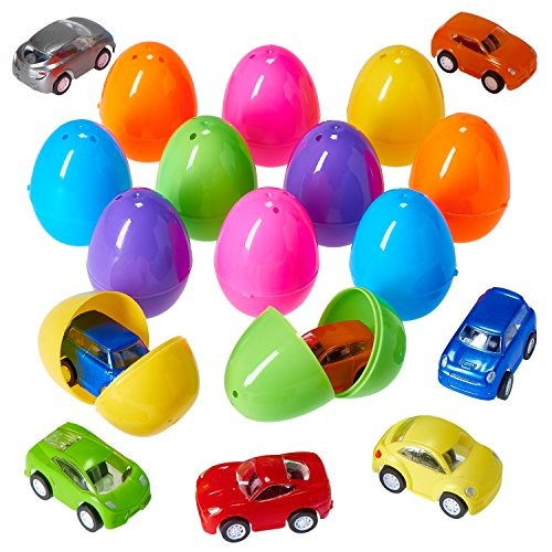 Huevos De Pascua Prextex Llenos De Mini Pull Back Vehicles