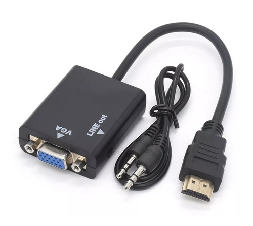 Convertidor Hdmi Para Vga + Audio Tienda Cod 2748