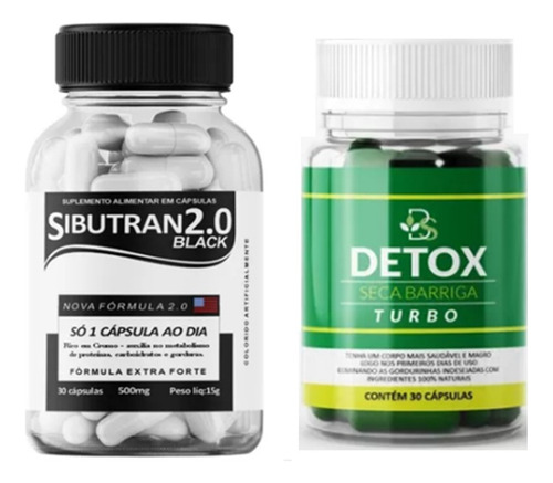 Kit Detox Turbo + Sibultran 2.0 -  Detona Gordura - Original