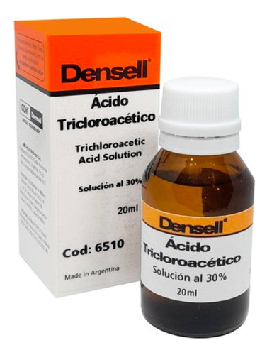 Ácido Tricloroacetico 30% Densell X 20 Ml Odontologia Dental